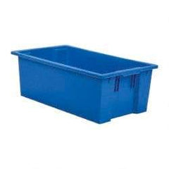 SSI Schaefer - 1.94 Cu Ft, 44 Lb Load Capacity Blue Polypropylene Tote Container - Stacking, Nesting, 28.4" Long x 16.6" Wide x 9.9" High - Caliber Tooling