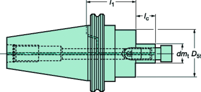 AA3B055019089 SOLID HOLDER - Caliber Tooling