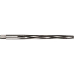 Union Butterfield - #1 Pin, 0.1798" Diam, 0.1447" Small End, 3/16" Diam Straight Shank, 1-11/16" Flute, Taper Pin Reamer - Caliber Tooling