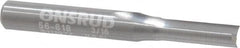 Onsrud - 3/16" Diam, 1/4" Shank Diam, 5/8" Length of Cut, 2 Flute Double Edge Straight Router Bit - 2" Overall Length, Right Hand Cut, Solid Carbide - Caliber Tooling