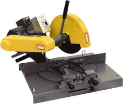 Kalamazoo - 10" Blade Diam, 5/8" Arbor Hole, Miter Chop & Cutoff Saw - 3,450 RPM, 3 hp, 110/220 & 220/440 Volts, 1 or 3 Phase - Caliber Tooling