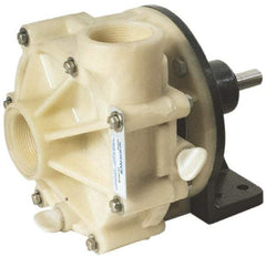 Pentair - 1 HP, Corrosion Resistant Pump - 1-1/2 Inlet Size, 1-1/2 Outlet Size, Polypropylene - Caliber Tooling