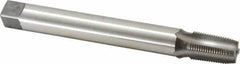 Reiff & Nestor - 3/8-18 NPT, 4 Flute, Bright Finish, High Speed Steel, Extension Pipe Tap - 6" OAL, 0.7" Shank Diam, 17/32" Square Size, 1/2" Square Length, Series 126G - Exact Industrial Supply