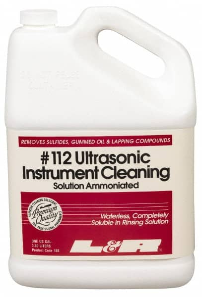 L&R Ultrasonic - 1 Gal Bottle Ultrasonic Cleaner - Solvent-Based - Caliber Tooling