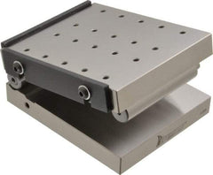 Interstate - 6" Long x 6" Wide x 2" High, Precision Sine Plate - Square to within 0.0002", 20 Holes - Caliber Tooling