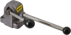 Heinrich - 3-3/16" Base Width/Diam, Work Positioner - 9" Bar Length, 3-5/16" Base Length, 2-7/8" Max Height, Model Number 2-FL - Caliber Tooling