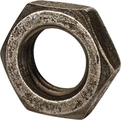 Value Collection - M30x3.50 Steel Right Hand Hex Jam Nut - 46mm Across Flats, 15mm High, Uncoated - Caliber Tooling