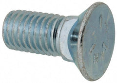 Value Collection - 5/8-11 UNC, 1-3/4" OAL, Steel Plow Bolt - Zinc-Plated Finish, Grade 5 - Caliber Tooling