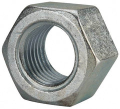 Value Collection - 2 - 4-1/2 UNC Steel Right Hand Hex Nut - 3" Across Flats, 1-23/32" High, Zinc Clear Finish - Caliber Tooling