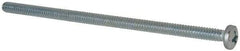 Value Collection - #6-32 UNC, 3" Length Under Head Phillips Drive Machine Screw - Pan Head, Grade 2 Steel, Zinc-Plated Finish, Without Washer - Caliber Tooling