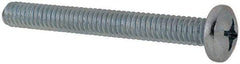 Value Collection - 1/4-20 UNC, 2-1/4" Length Under Head Phillips Drive Machine Screw - Pan Head, Grade 2 Steel, Zinc-Plated Finish, Without Washer - Caliber Tooling