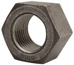 Value Collection - 2-1/4 - 4-1/2 UNC Steel Right Hand Hex Nut - 3-3/8" Across Flats, 1-15/16" High, Uncoated - Caliber Tooling