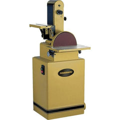 Powermatic - 48 Inch Long x 6 Inch Wide Belt, 12 Inch Diameter, Combination Sanding Machine - 3/4 HP, Single Phase - Caliber Tooling