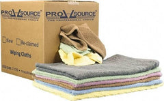 PRO-SOURCE - 16 Inch Long x 16 Inch Wide Virgin Car Wash Cotton Towels - Assorted Colors, Terry Cloth, Medium Lint, 5 Lbs. at 2 to 4 per Pound, Box - Caliber Tooling