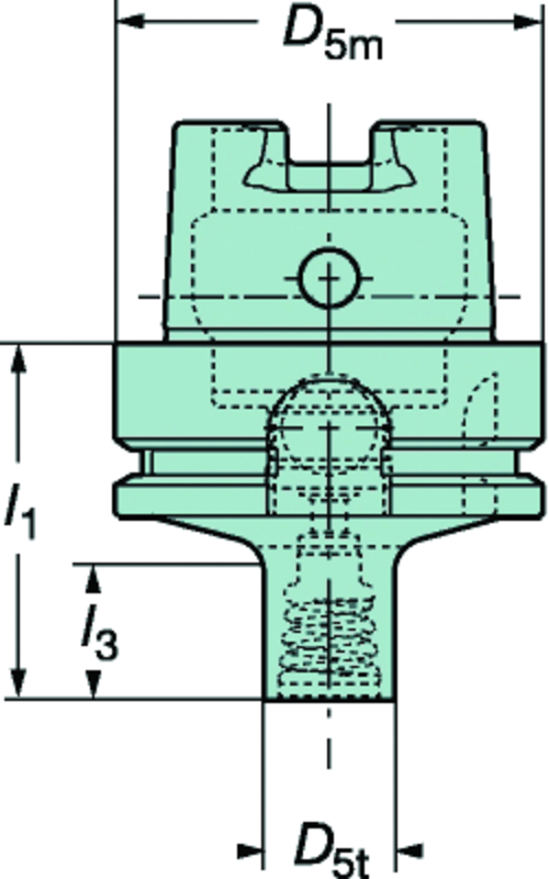 392410EH4012043 COROMILL EH HOLDER - Caliber Tooling