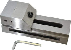 Interstate - 3-1/2" Jaw Width, 4-7/8" Jaw Opening Capacity, 1-9/16" Jaw Height, Toolmaker's Vise - Flat Jaw, 0.0002" Parallelism, 0.0002" Squareness, 9-1/4" OAL x 3.3" OAH - Caliber Tooling