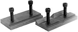 Cardinal Tool - 8" Wide x 3mm High, Step Vise Jaw - Hard, Steel, Fixed Jaw, Compatible with 8" Vises - Caliber Tooling