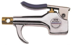 Guardair - 120 Max psi Venturi Nozzle Thumb Lever Blow Gun - 1/4 NPT, Aluminum - Caliber Tooling