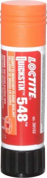 Loctite - 19 g Stick Orange Polyurethane Gasket Sealant - 300.2°F Max Operating Temp, 24 hr Full Cure Time, Series 548 - Caliber Tooling