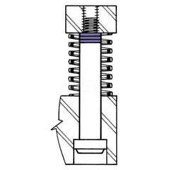 Round Shims; Shim Type: Lengthening Shim; Thickness: .005; Inside Diameter: .289″; Outside Diameter: .371″; Material: Spring Steel