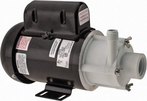 Little Giant Pumps - 1/8 HP, 29.3 Shut Off Feet, Magnetic Drive Pump - 1 Phase, 60 Hz - Caliber Tooling