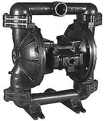 SandPIPER - 2" NPT, Metallic, Air Operated Diaphragm Pump - Santoprene Diaphragm, Stainless Steel Housing - Caliber Tooling