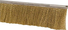 PRO-SOURCE - 5/16" Back Strip Brush Width, Stainless Steel Back Strip Brush - 3" Bristle Length, Stainless Steel, 36" OAL - Caliber Tooling