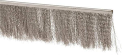 PRO-SOURCE - 5/16" Back Strip Brush Width, Stainless Steel Back Strip Brush - 4" Bristle Length, Stainless Steel, 72" OAL - Caliber Tooling