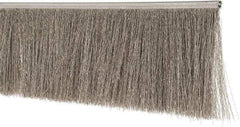 PRO-SOURCE - 1/2" Back Strip Brush Width, Stainless Steel Back Strip Brush - 3" Bristle Length, Stainless Steel, 36" OAL - Caliber Tooling