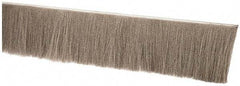 PRO-SOURCE - 1/2" Back Strip Brush Width, Stainless Steel Back Strip Brush - 4" Bristle Length, Stainless Steel, 36" OAL - Caliber Tooling