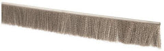 PRO-SOURCE - 1/2" Back Strip Brush Width, Stainless Steel Back Strip Brush - 2" Bristle Length, Stainless Steel, 72" OAL - Caliber Tooling