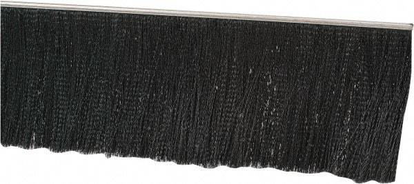 PRO-SOURCE - 1/2" Back Strip Brush Width, Stainless Steel Back Strip Brush - 6" Bristle Length, Nylon, 36" OAL - Caliber Tooling