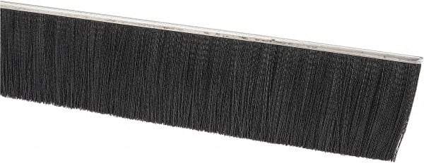 PRO-SOURCE - 1/2" Back Strip Brush Width, Stainless Steel Back Strip Brush - 3" Bristle Length, Nylon, 72" OAL - Caliber Tooling