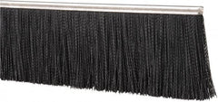 PRO-SOURCE - 1/2" Back Strip Brush Width, Stainless Steel Back Strip Brush - 6" Bristle Length, Nylon, 72" OAL - Caliber Tooling