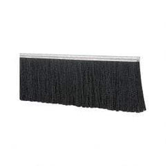 Value Collection - 5/16" Back Strip Brush Width, Stainless Steel Back Strip Brush - 4" Bristle Length, Nylon, 36" OAL - Caliber Tooling