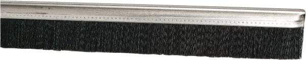 PRO-SOURCE - 5/16" Back Strip Brush Width, Stainless Steel Back Strip Brush - 1" Bristle Length, Nylon, 72" OAL - Caliber Tooling