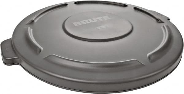 Rubbermaid - Round Lid for Use with 10 Gal Round Trash Cans - Gray, Polyethylene, For 2632 Brute Trash Cans - Caliber Tooling