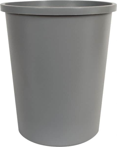 Rubbermaid - 44 Qt Gray Round Trash Can - Polyethylene, 18-3/4" High - Caliber Tooling