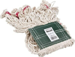 Rubbermaid - 5" Green Head Band, Medium Blended Fiber Loop End Mop Head - 4 Ply, Clamp Jaw Connection, Use for General Purpose - Caliber Tooling