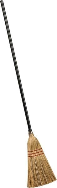 PRO-SOURCE - 54-1/2" OAL Corn Bristle Broom - Wood Handle - Caliber Tooling