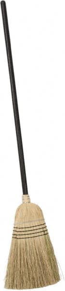 PRO-SOURCE - 56" OAL Corn Bristle Broom - Wood Handle - Caliber Tooling