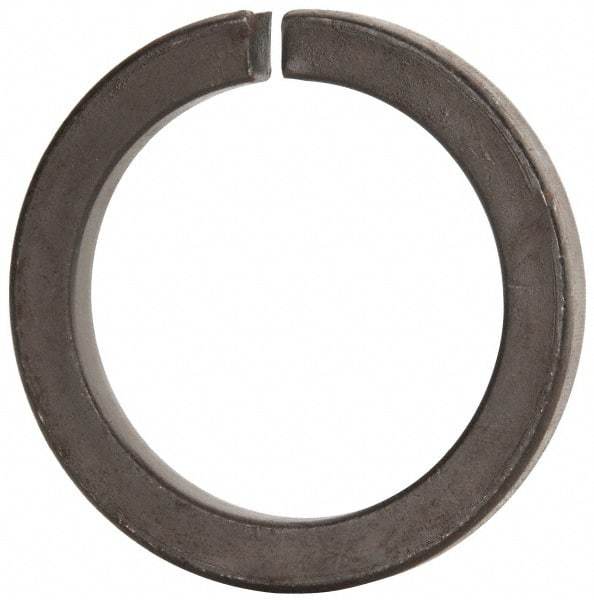 Value Collection - 3", 2.008" ID, 0.458" Thick Split Lock Washer - Grade 8 Spring Steel, Uncoated, 2.008" Min ID, 2.039" Max ID, 4.074" Max OD - Caliber Tooling