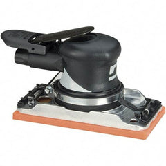 Dynabrade - 10,000 OPM, 16 CFM Air Consumption, Palm Air Orbital Sander - Rectangular Pad, 1/4 NPT Inlet - Caliber Tooling