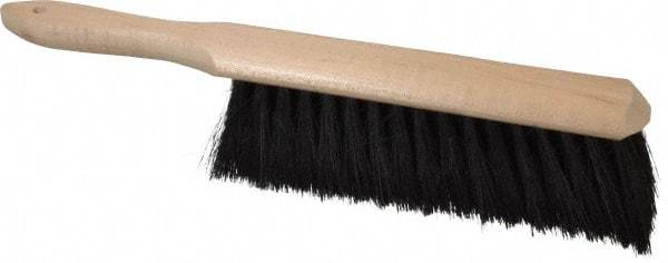 PRO-SOURCE - Tampico Counter Duster - 2-1/2" Bristle Length, 9" Long Head, Hardwood Handle, Black - Caliber Tooling