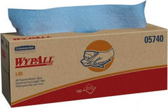 WypAll - L40 Dry General Purpose Wipes - Pop-Up, 9-3/4" x 16-3/8" Sheet Size, Blue - Caliber Tooling