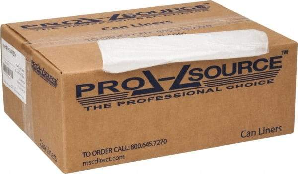 PRO-SOURCE - 0.63 mil Thick, Household/Office Trash Bags - 40" Wide x 48" High, Clear - Caliber Tooling