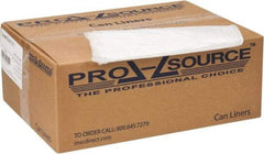 PRO-SOURCE - 0.67 mil Thick, Household/Office Trash Bags - 38" Wide x 60" High, Clear - Caliber Tooling