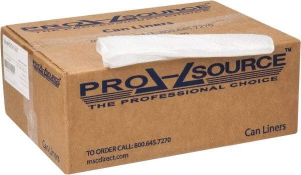 PRO-SOURCE - 0.87 mil Thick, Household/Office Trash Bags - 38" Wide x 60" High, Clear - Caliber Tooling