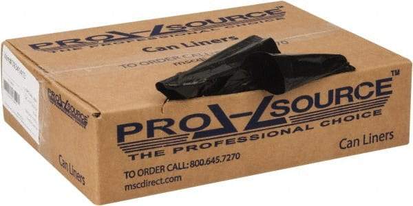 PRO-SOURCE - 0.6 mil Thick, Household/Office Trash Bags - 24" Wide x 31" High, Black - Caliber Tooling