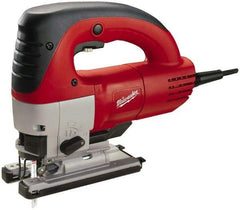 Milwaukee Tool - 6.5 Amp, 3,000 SPM, 1 Inch Stroke Length, Electric Jigsaw - 120V, 12.67 Ft. Cord Length, 45° Cutting Angle - Caliber Tooling